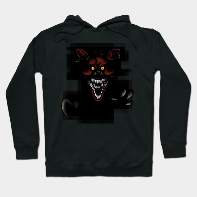 Five Nights at Freddy's Fnaf4 Nightmare Foxy Hoodie by Kaiserin